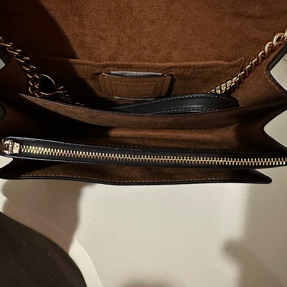 Coach Klare Crossbody In Signature Canvas, Gold/Khaki/Black - Picture 6 of 7